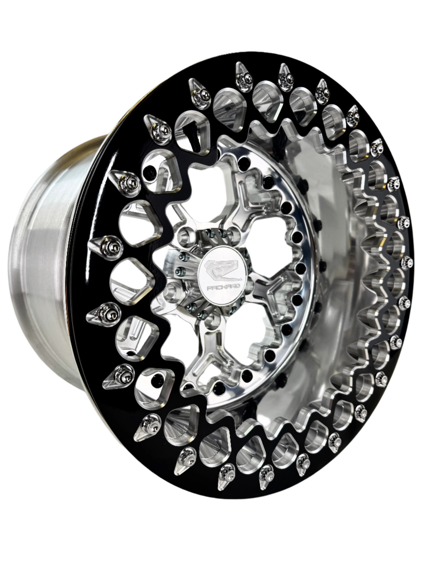 Pro 5 - FF Forged Polished Beadlock - Silver RZR Pro R 5x4.5 complete UTV wheel