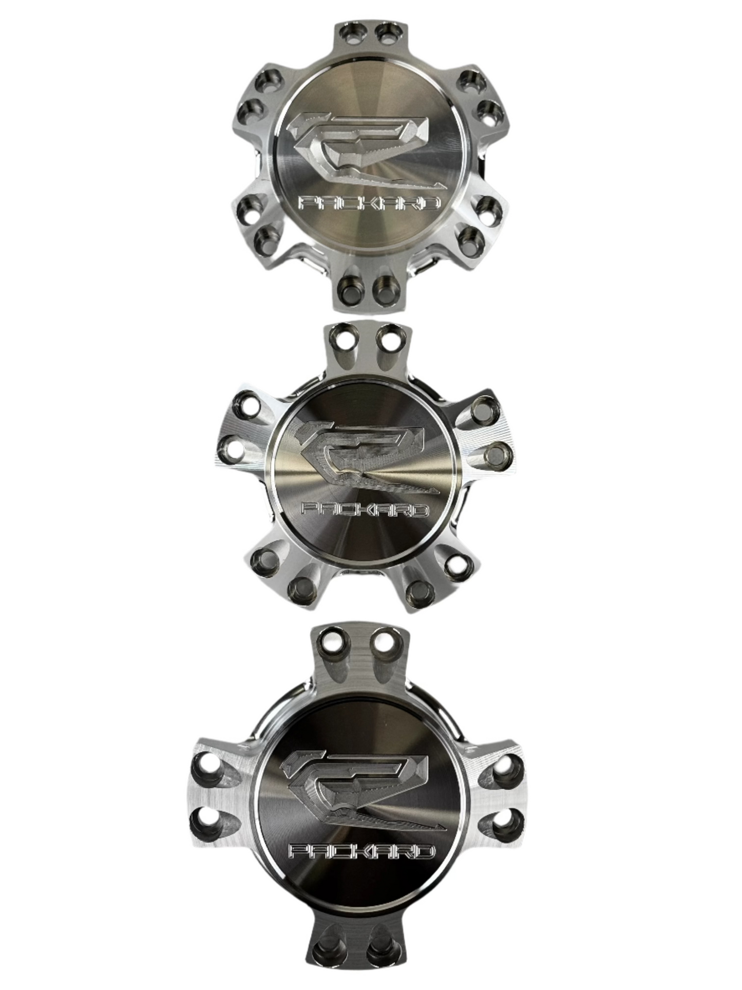 Billet center cap 8 (4 lug wheels) Silver