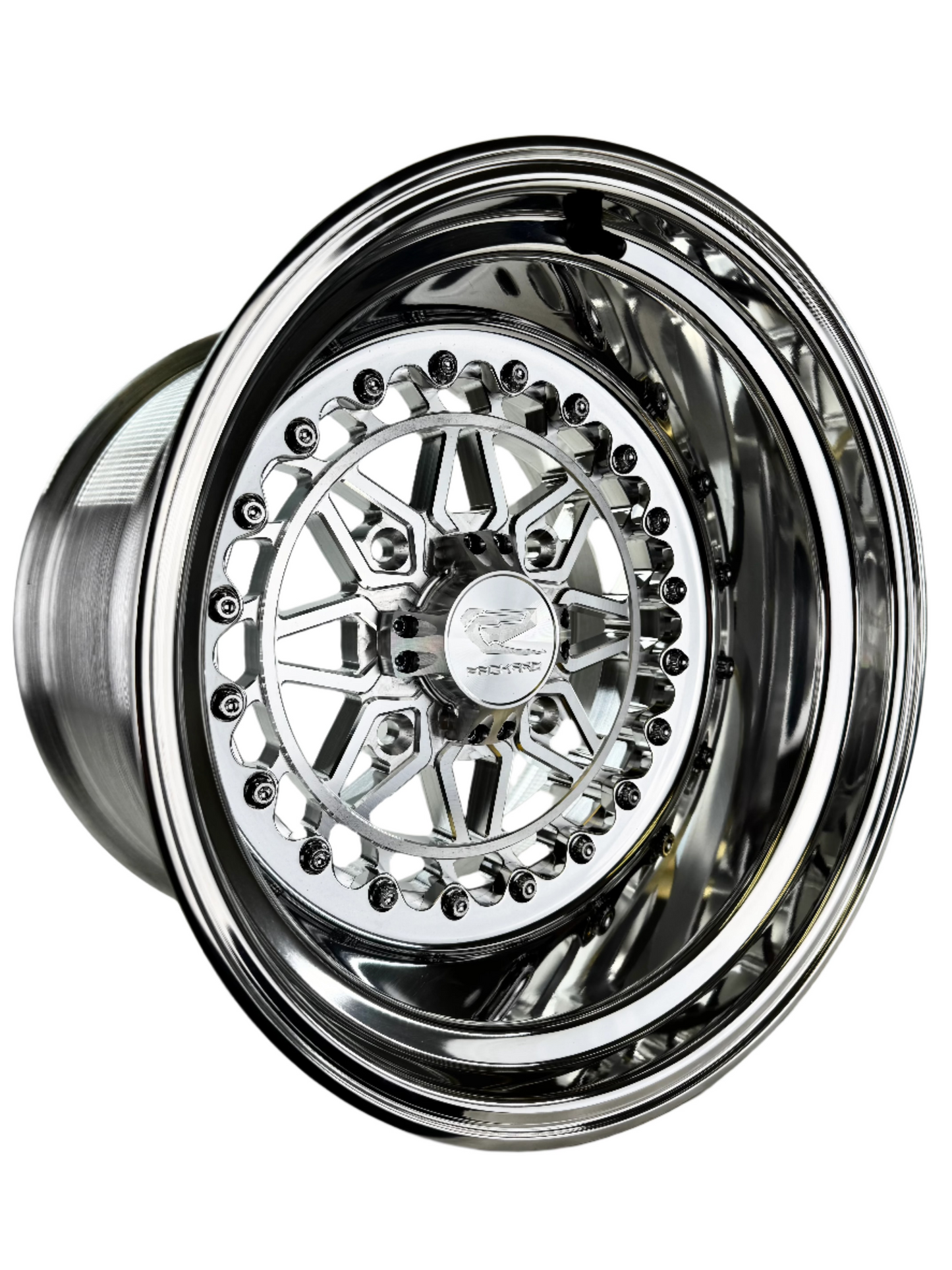 Apollo - FF Forged Polished - Silver complete UTV wheel