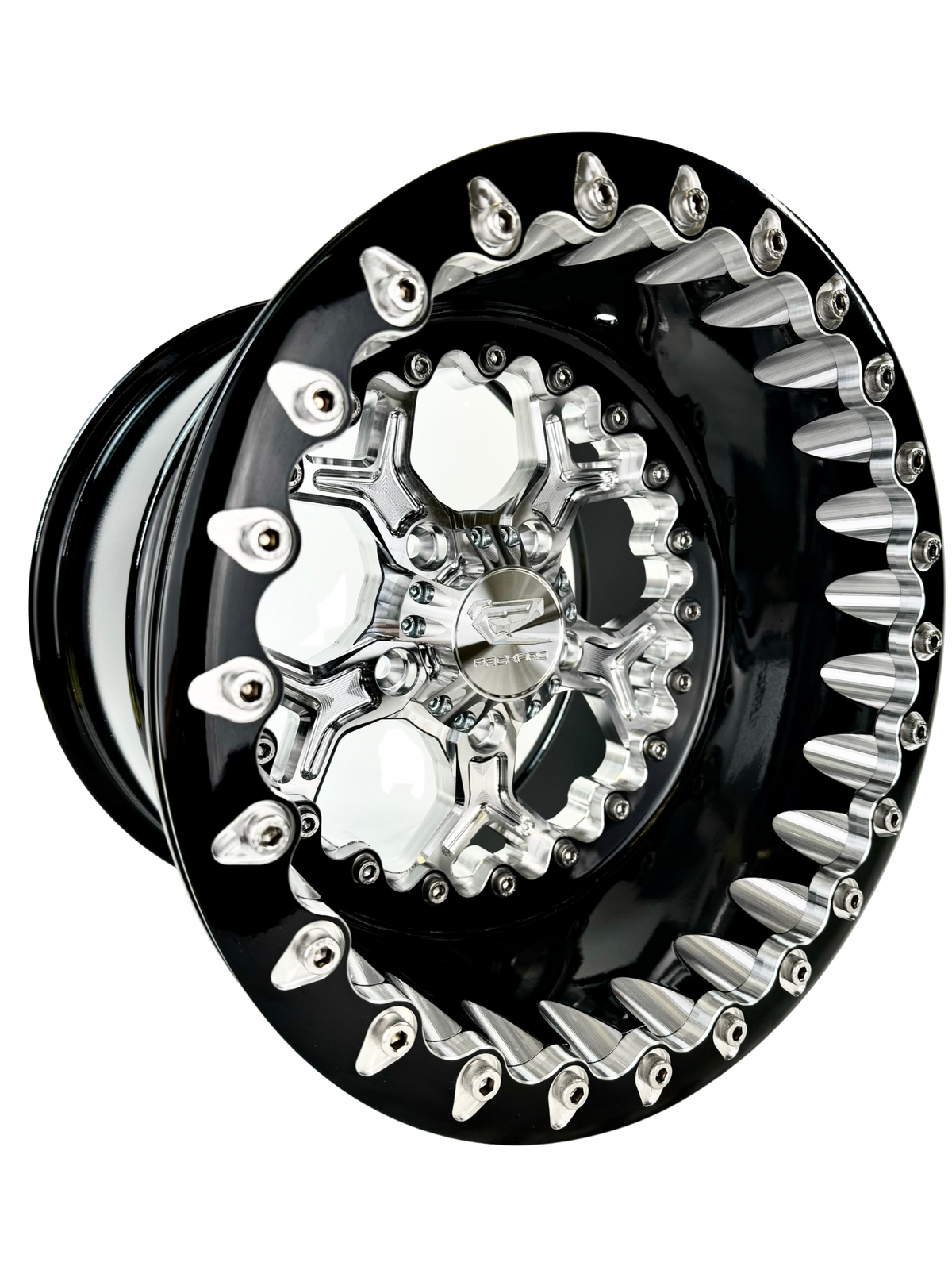 Pro 5 - FF Forged Beadlock - Silver RZR Pro R 5x4.5 complete UTV wheel