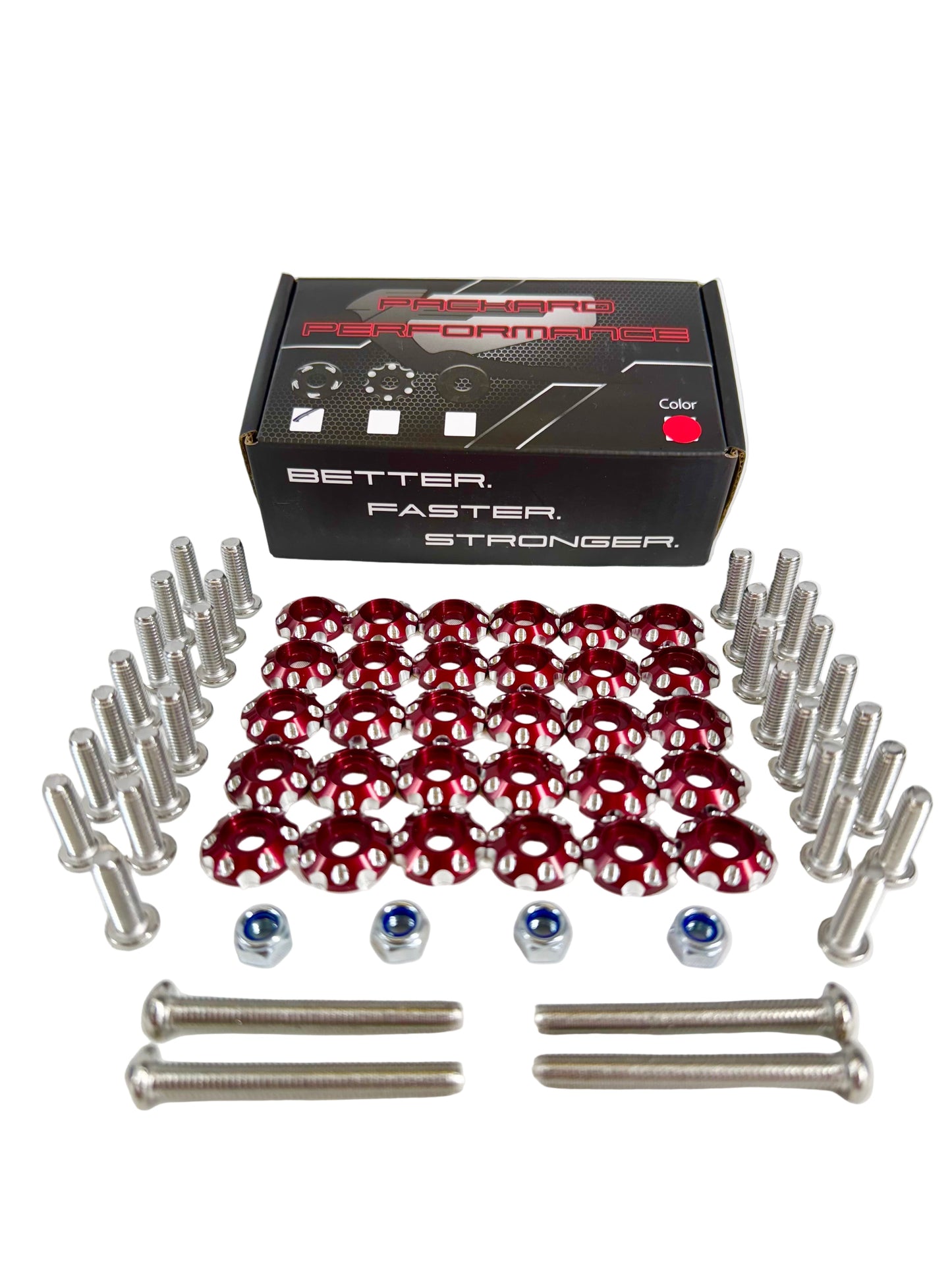 Packard Performance Billet Fender washers V2 30pcs