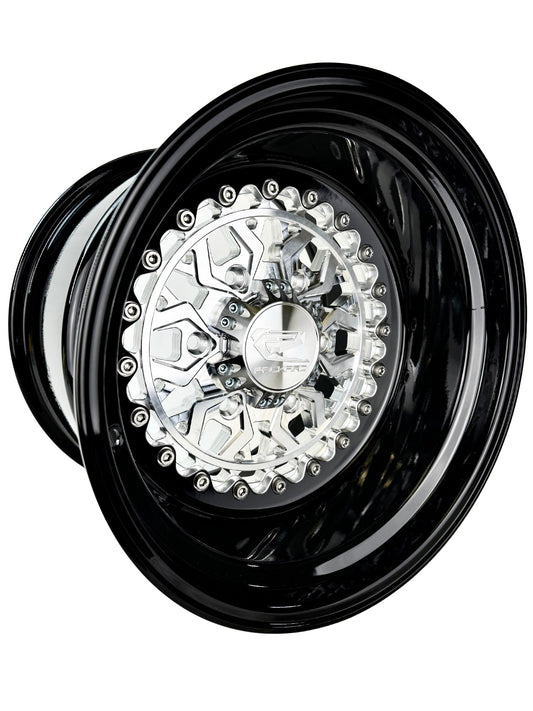 Apollo - FF Forged Silver Maverick R 6x139.7 complete UTV wheel