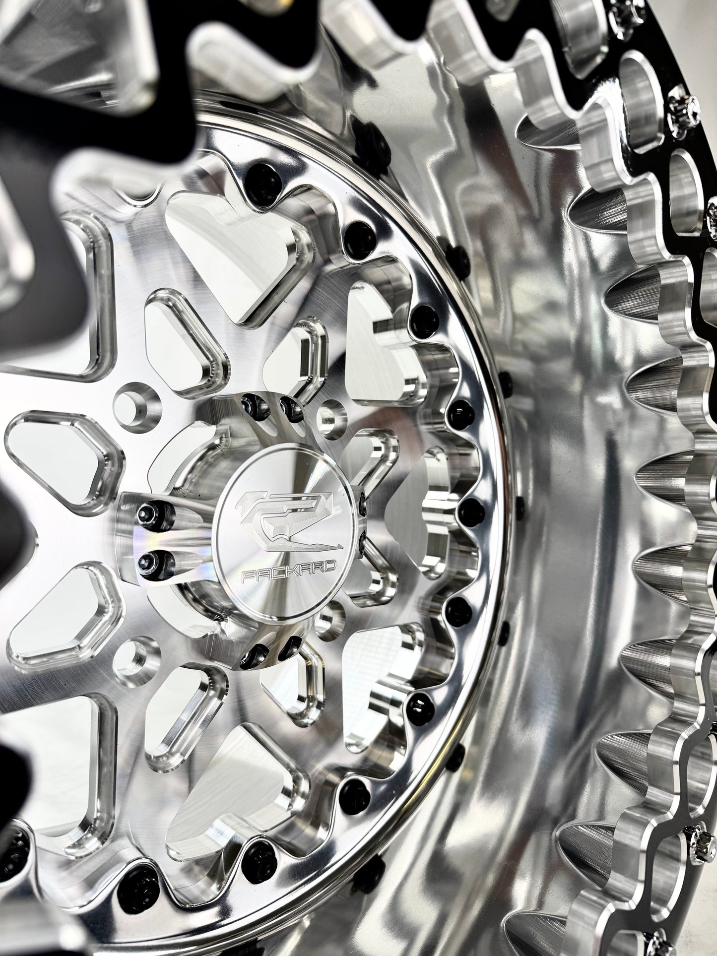 V2- FF Forged Polished Beadlock - Silver