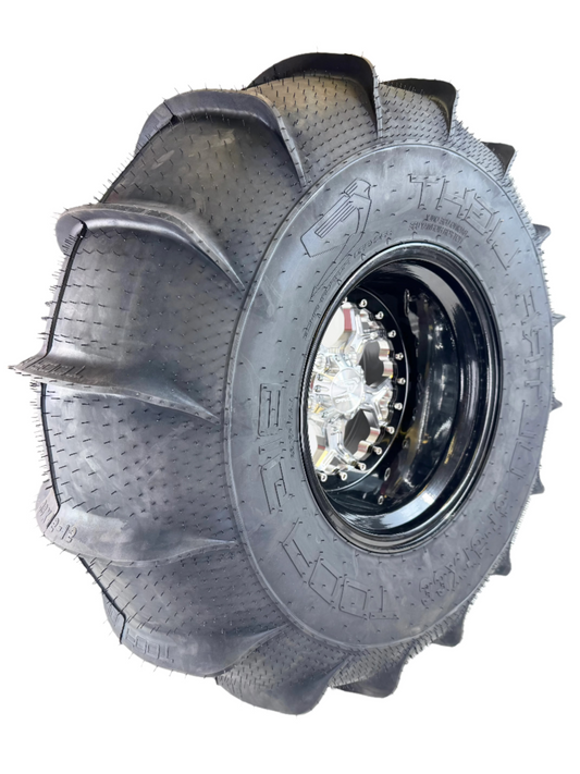 Big Foot Paddle Tires - Comp Cut by Tread Cuts - 34x15-15 18 Paddle, Yes Packard Performance tire image 1