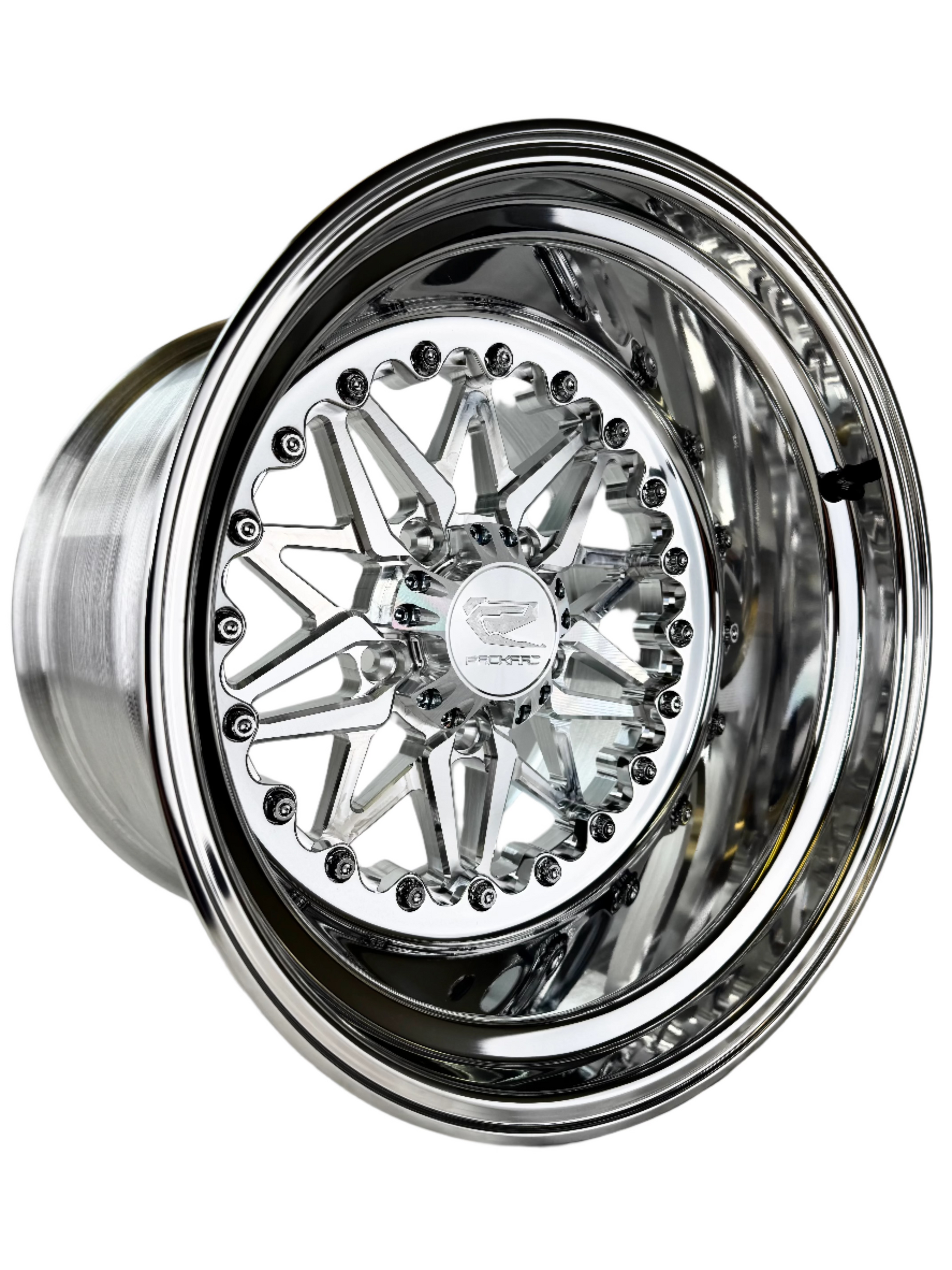 Impact 2.0 - FF Forged Polished - Silver RZR Pro R 5x4.5 complete UTV wheel