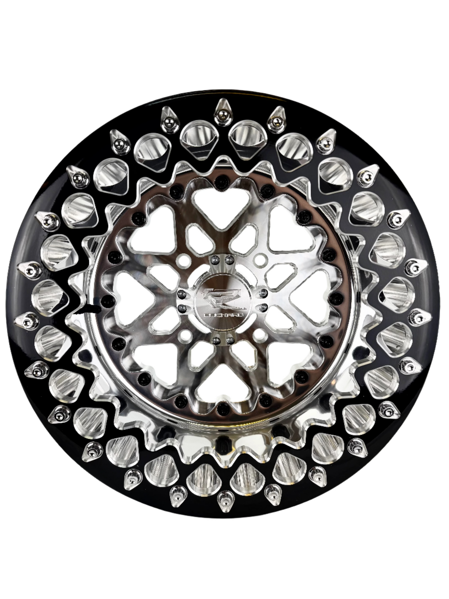 V2- FF Forged Polished Beadlock - Silver