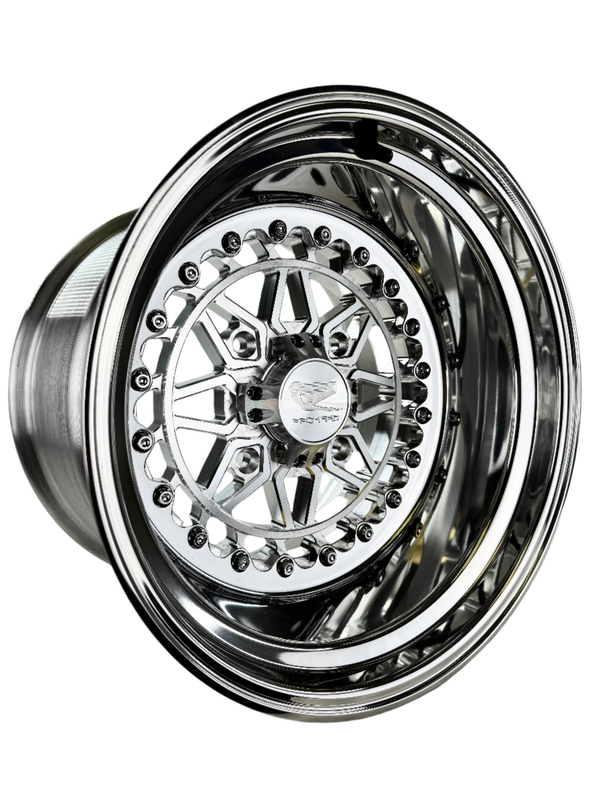 Apollo - FF Forged Polished - Silver complete UTV wheel