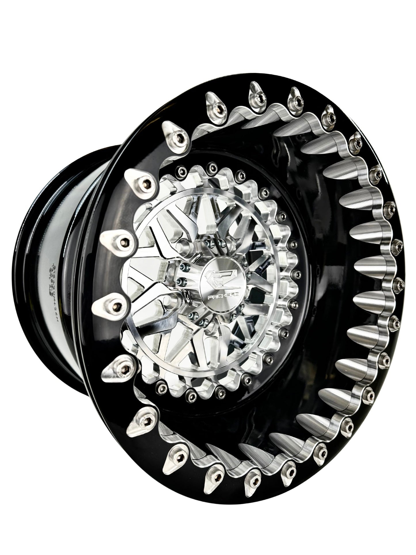 Apollo - FF Forged Beadlock - Silver RZR Pro R 5x4.5 complete UTV wheel