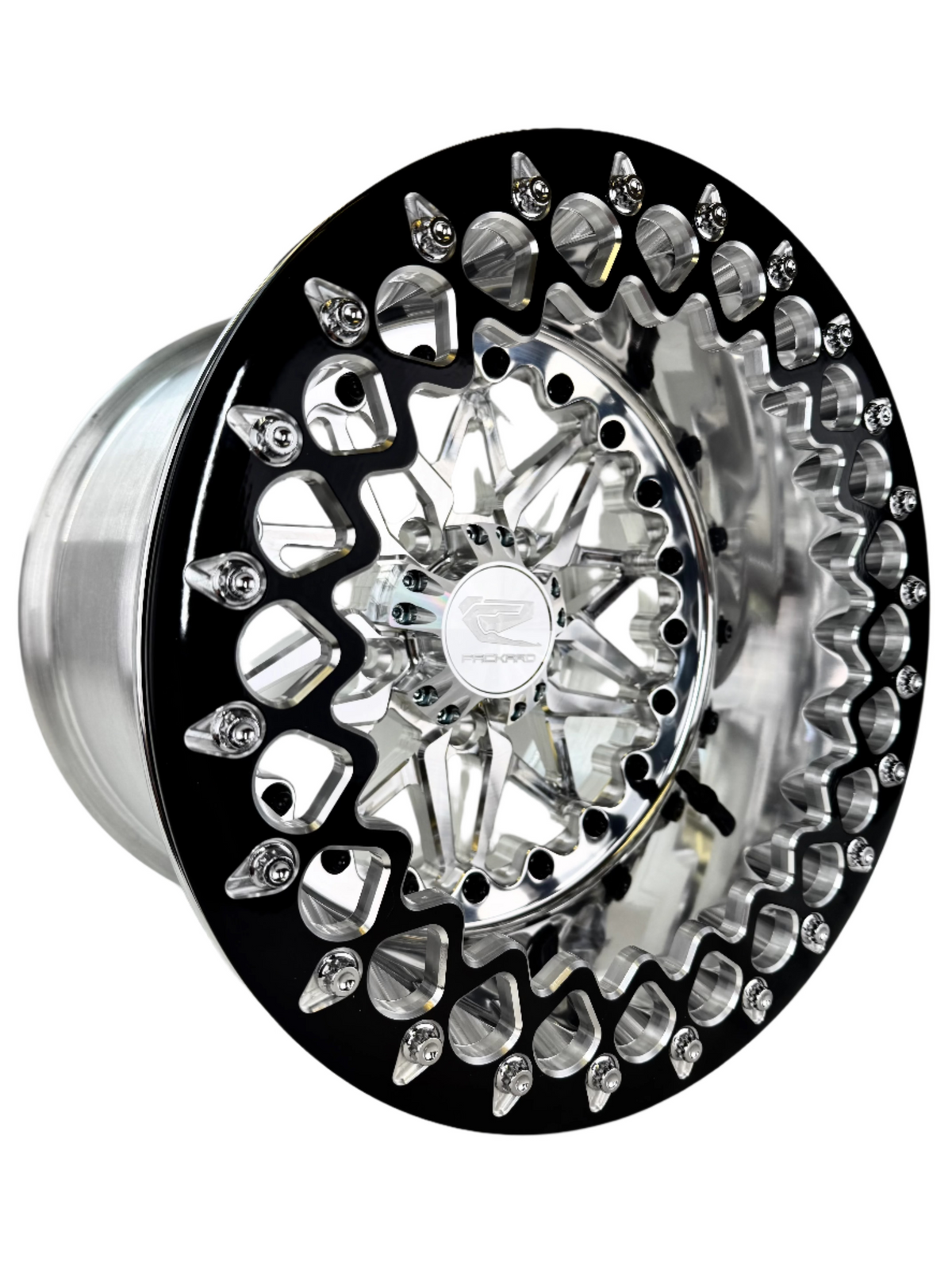 Impact - FF Forged Polished Beadlock - Silver RZR Pro R 5x4.5 complete UTV wheel