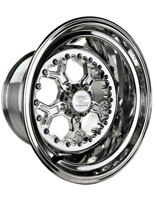 Pro 5 - FF Forged Polished Silver RZR PRO R 5X4.5
