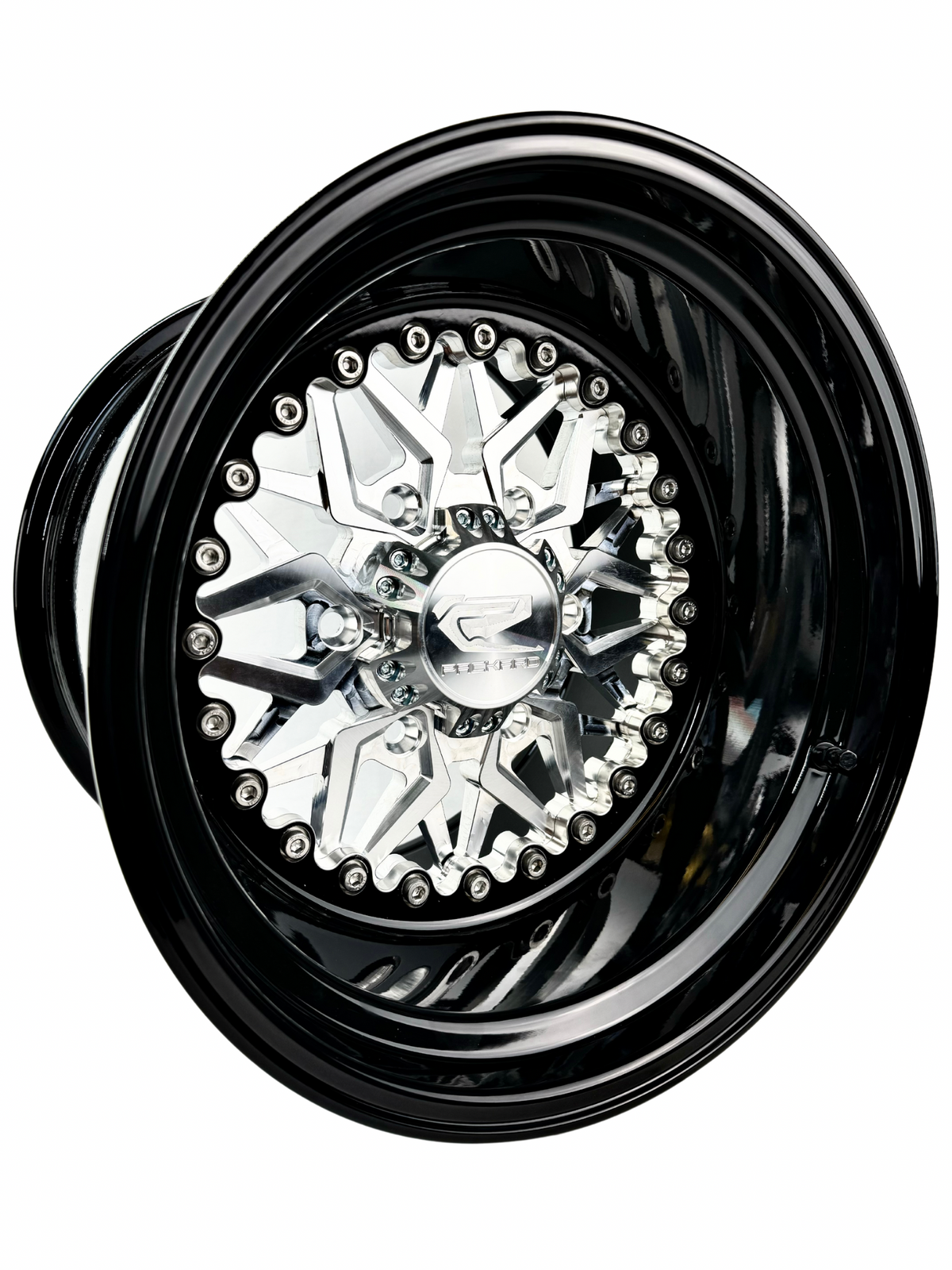 Impact - FF Forged Silver Maverick R 6x139.7 complete UTV wheel