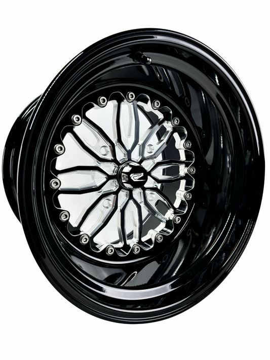 Icon - FF Forged Gloss Black Can-Am X3 complete UTV wheel