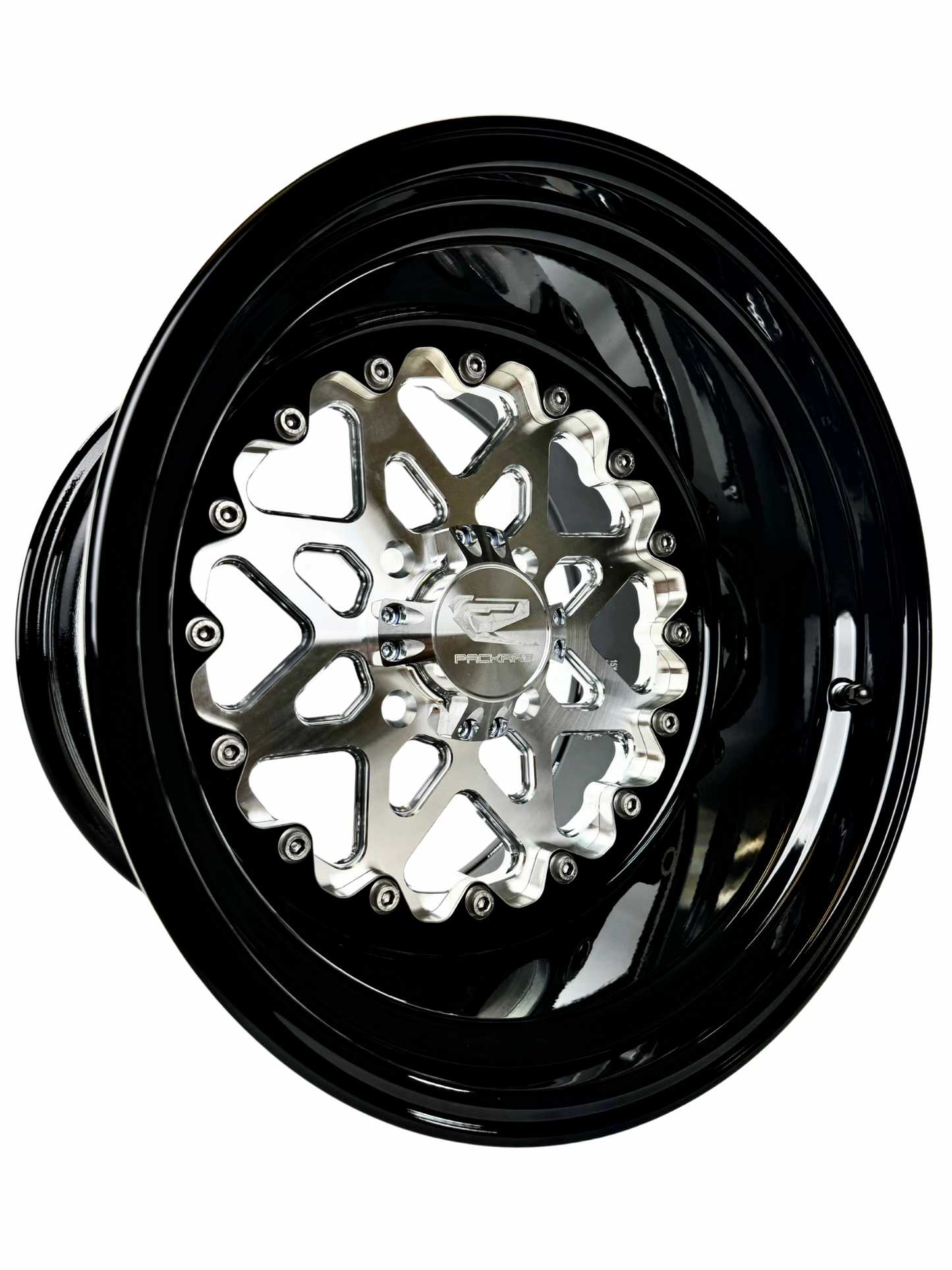 V2 Super Star - FF Forged Silver 4x110 complete UTV wheel