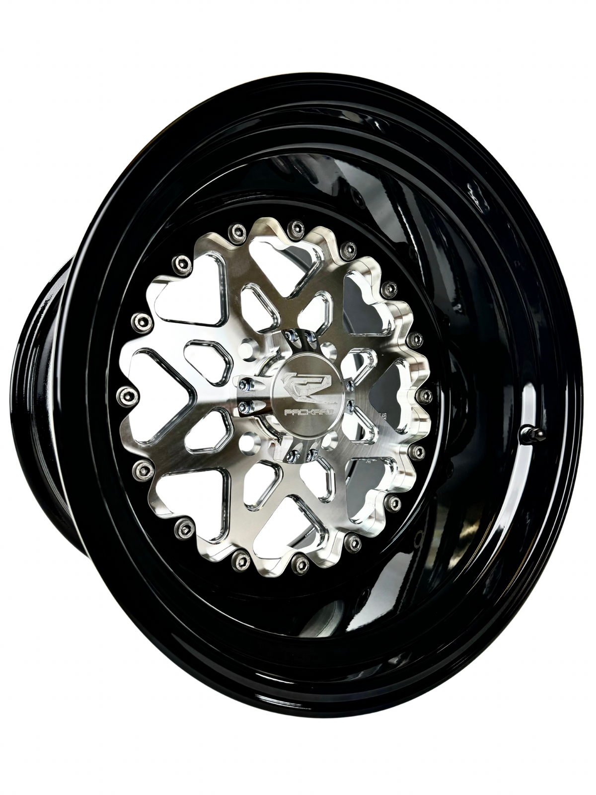 V2 Super Star - FF Forged Silver 4x110 complete UTV wheel