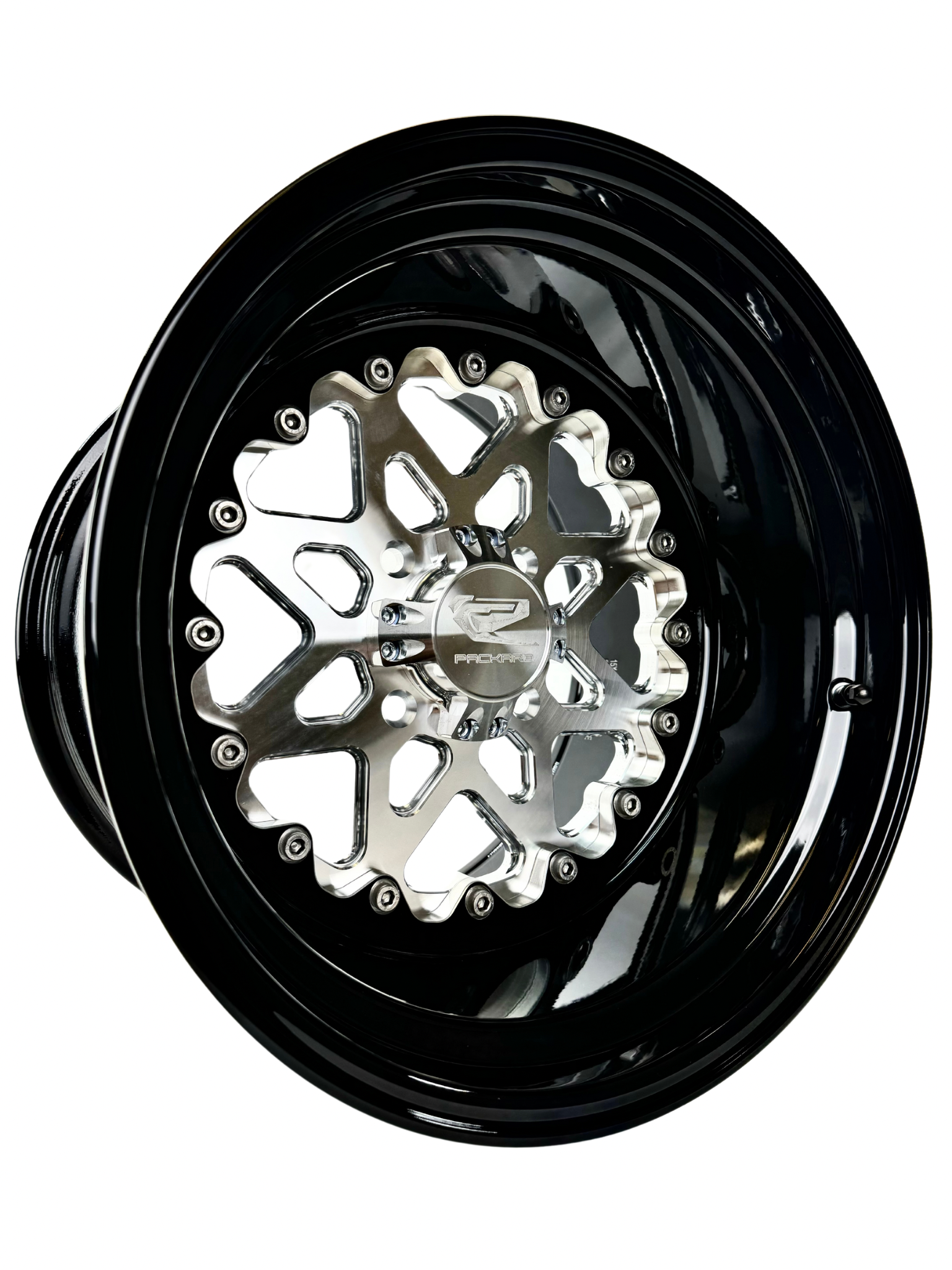 V2 Super Star - FF Forged Silver 4x110 complete UTV wheel