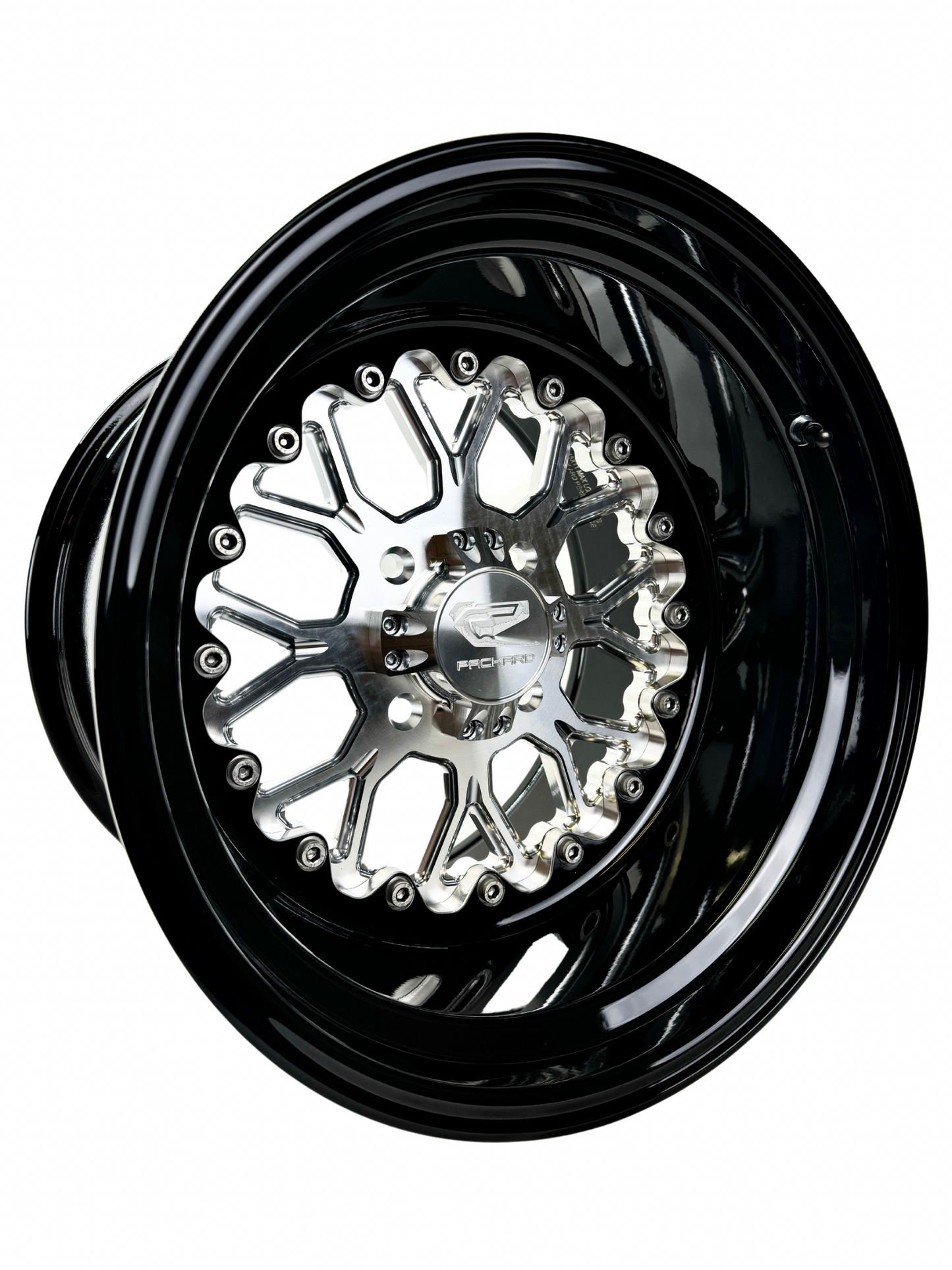 Wishbone - FF Forged Silver 4x110 complete UTV wheel