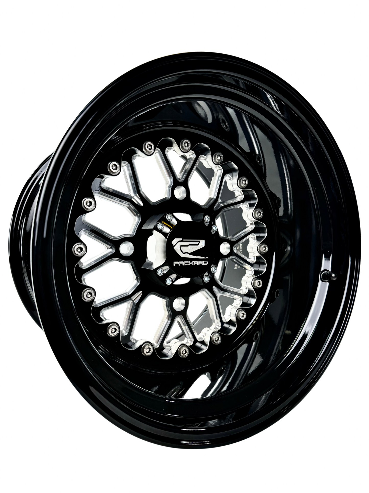 Wishbone - FF Forged Gloss Black 4x110 complete UTV wheel