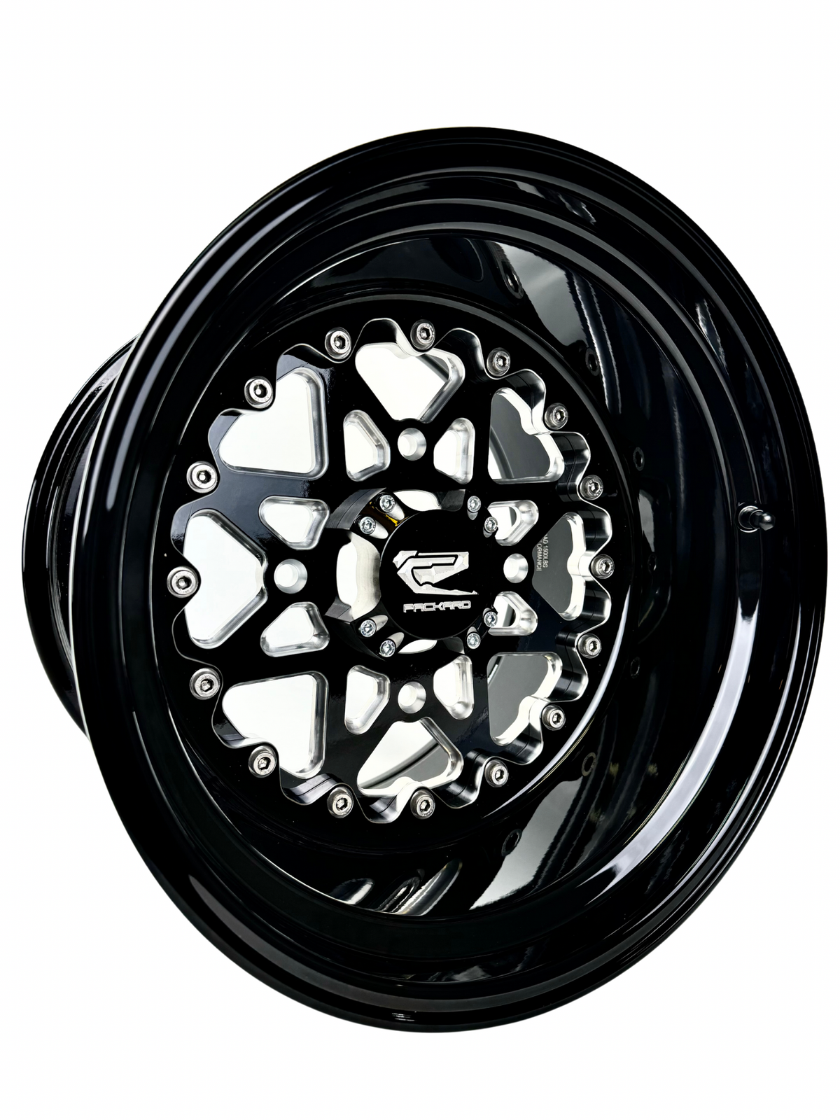 V2 Super Star - FF Forged Gloss Black 4x110 complete UTV wheel