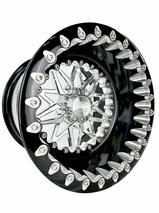 Impact - FF Forged Beadlock - Silver RZR Pro R 5x4.5 complete UTV wheel