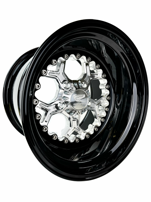 Pro 5 - FF Forged Silver RZR Pro R 5x4.5 complete UTV wheel