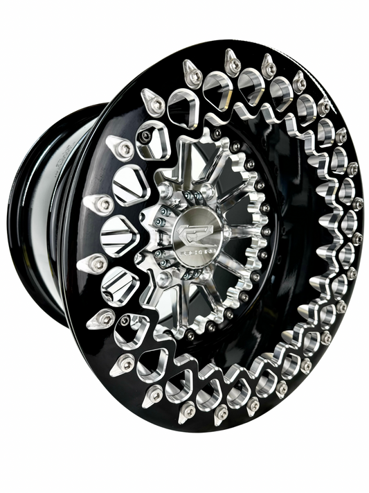 Element - FF Forged Beadlock - Silver Maverick R 6x139.7 complete UTV wheel