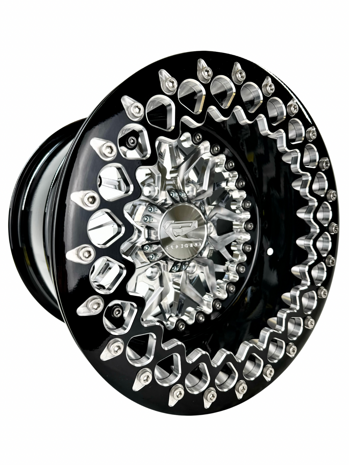 Impact - FF Forged Beadlock - Silver Maverick R 6x139.7 complete UTV wheel