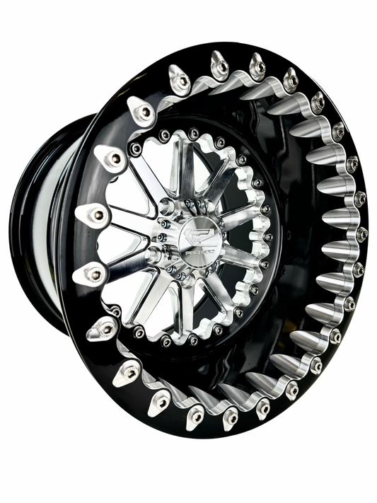 Element - FF Forged Beadlock - Silver RZR Pro R 5x4.5 complete UTV wheel