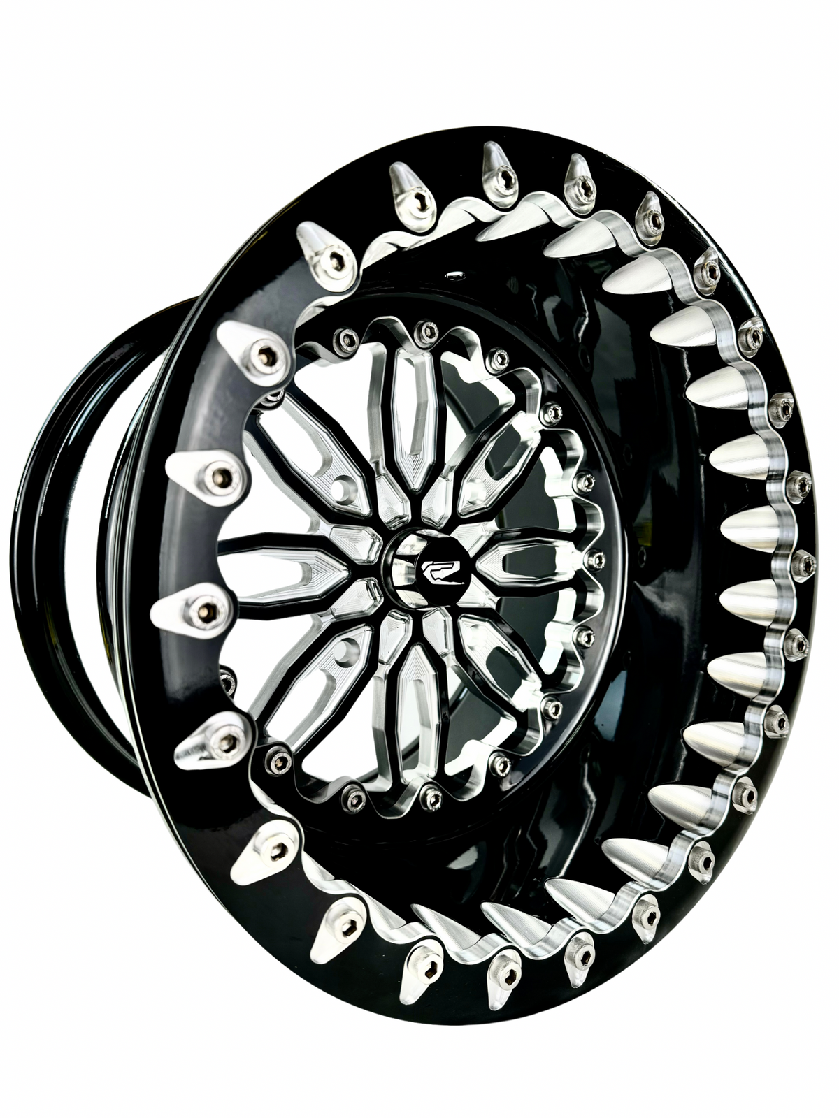 Icon - FF Forged Beadlock - Gloss Black complete UTV wheel