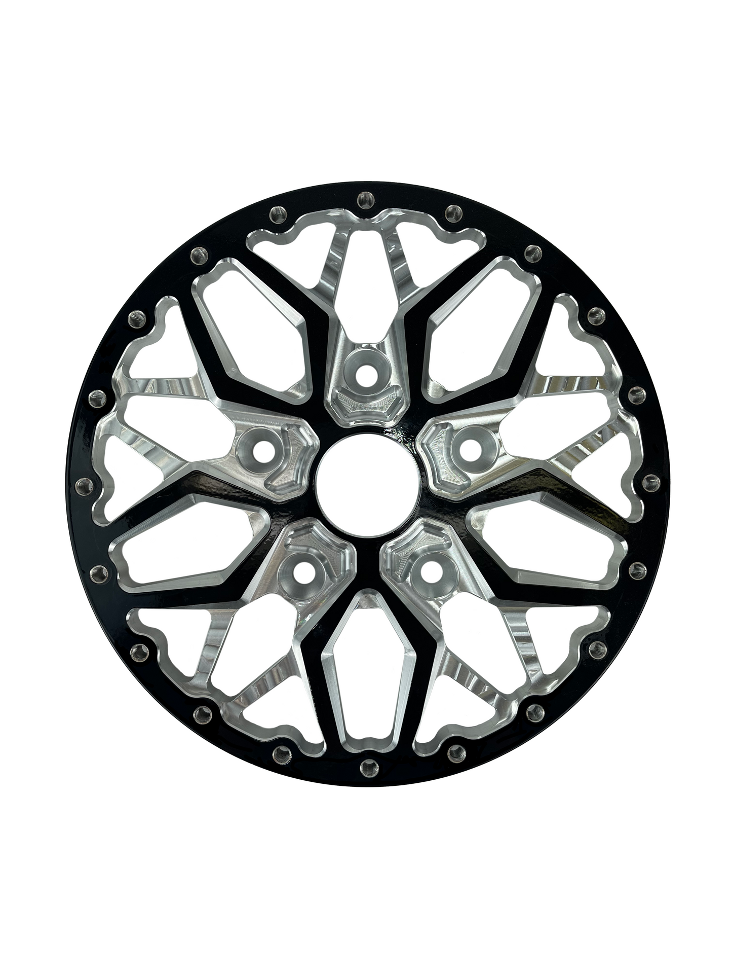 Gen 2 replacement wheel center 4x156 Wishbone Black Contrast