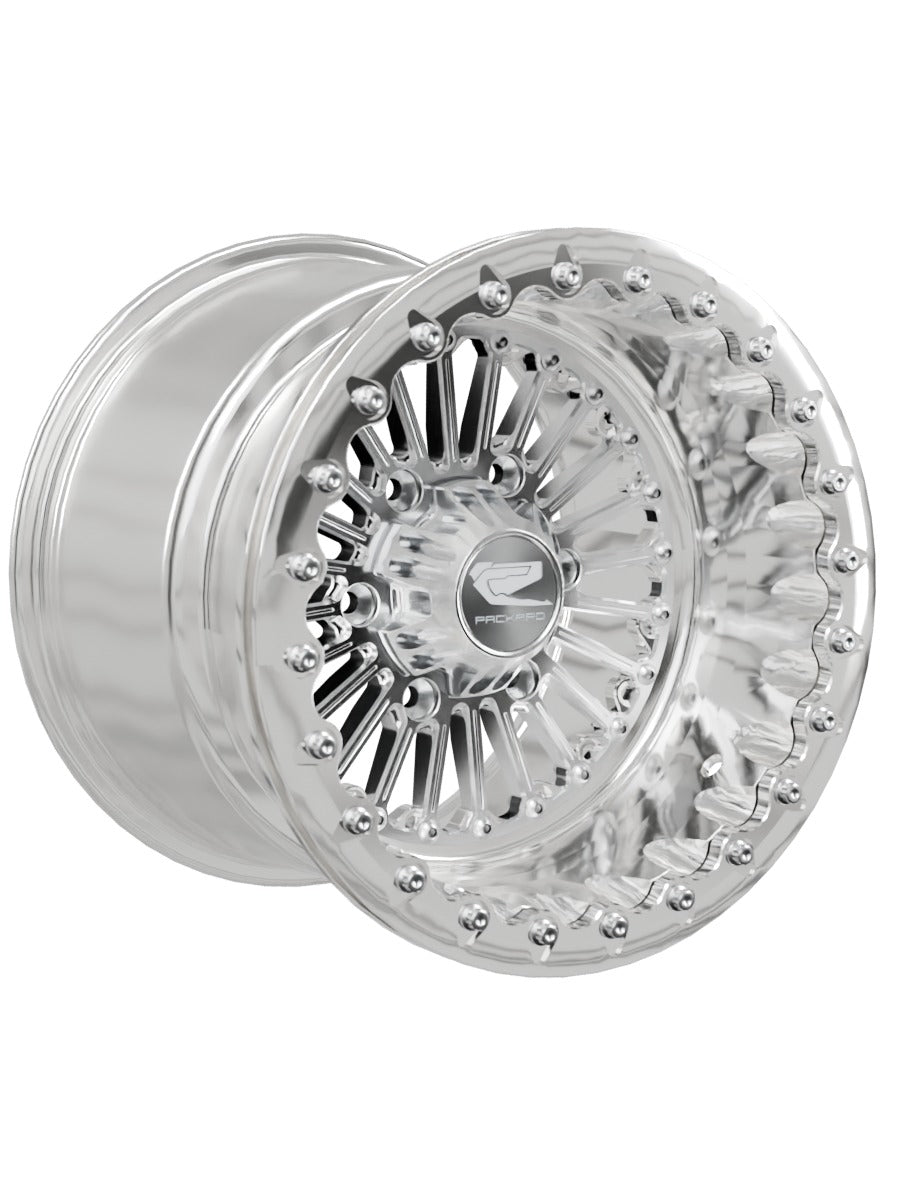 Import - FF Forged Polished Beadlock - Silver Maverick R 6x139.7