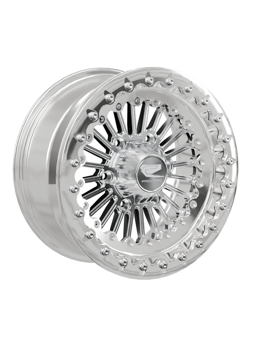 Import - FF Forged Polished Beadlock - Silver Maverick R 6x139.7