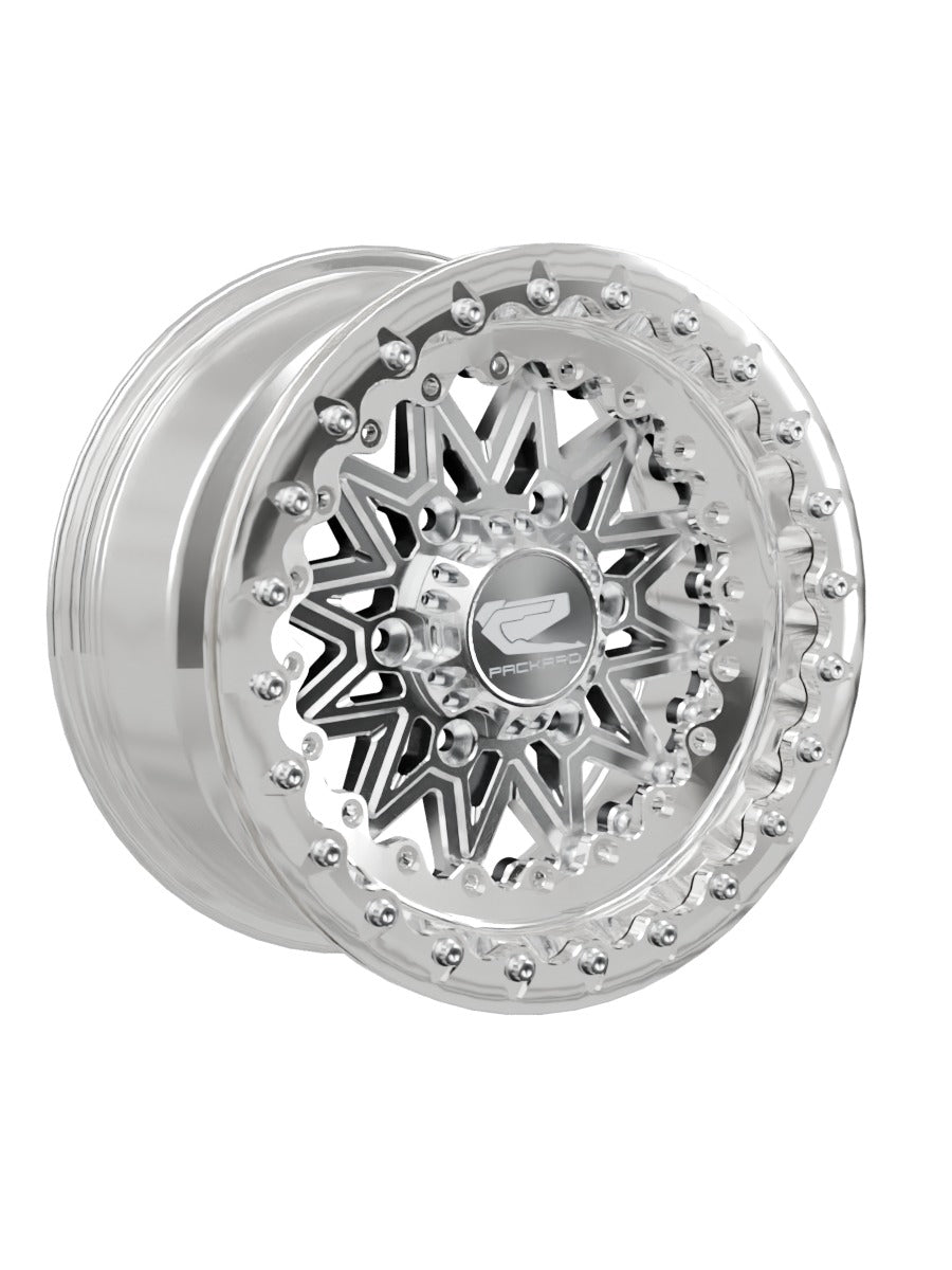 V2 Super Star - FF Forged Polished Beadlock - Silver Maverick R 6x139.7